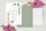 Evergreen Wedding Invitation