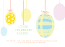 Easter Ornaments Flat Card