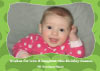 Flourish Green Flat Photo Card