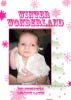 Pink Winter Wonderland Flat Photo Cards